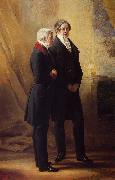 Franz Xaver Winterhalter Arthur Wellesley, 1st Duke of Wellington with Sir Robert Peel France oil painting reproduction